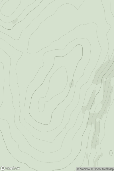 Thumbnail image for Whinney Hill [Central Scotland from Dumbarton to Montrose] showing contour plot for surrounding peak
